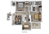 2 Bedroom 2 Bathroom (B2)